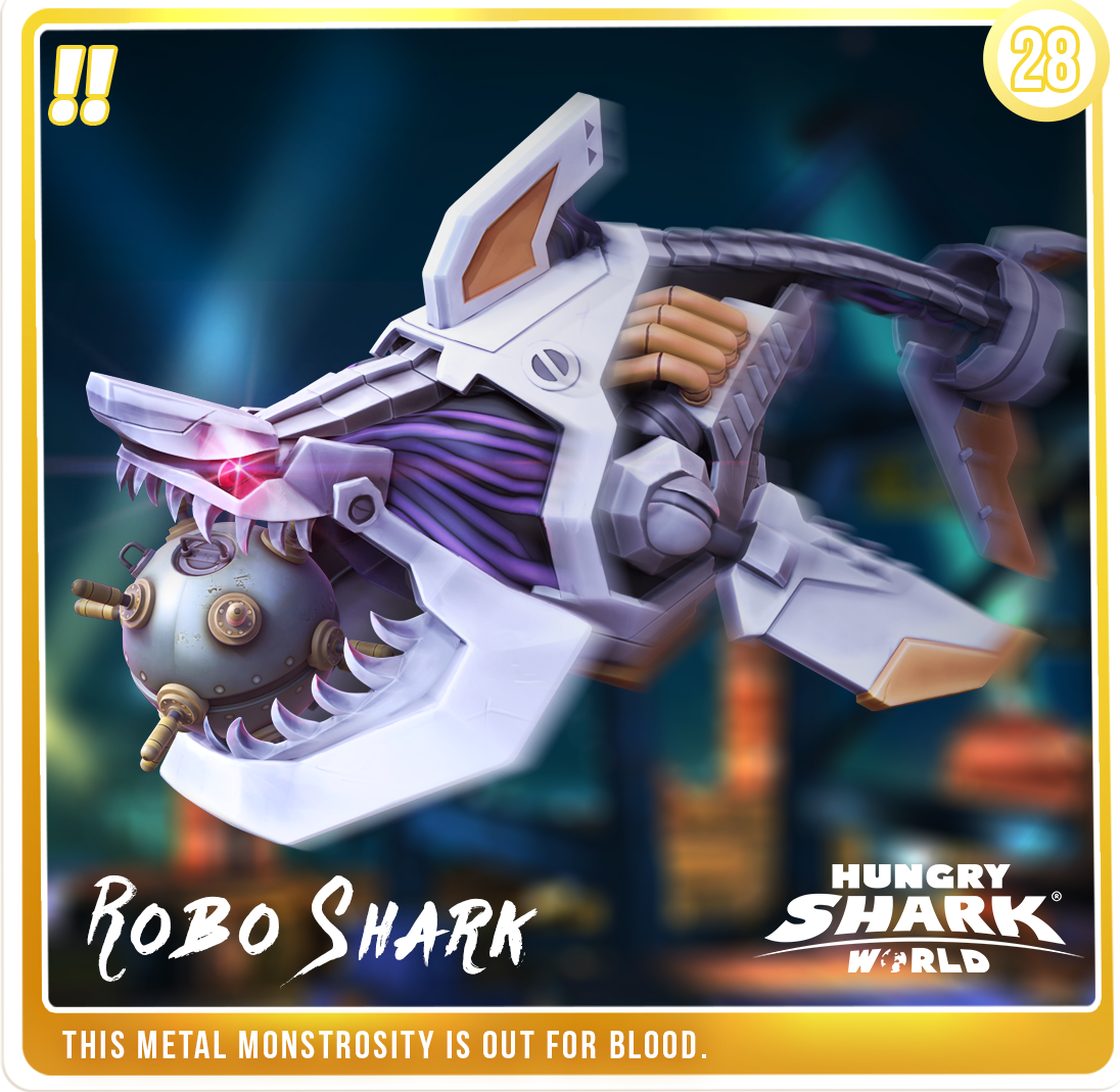 robo shark hungry shark