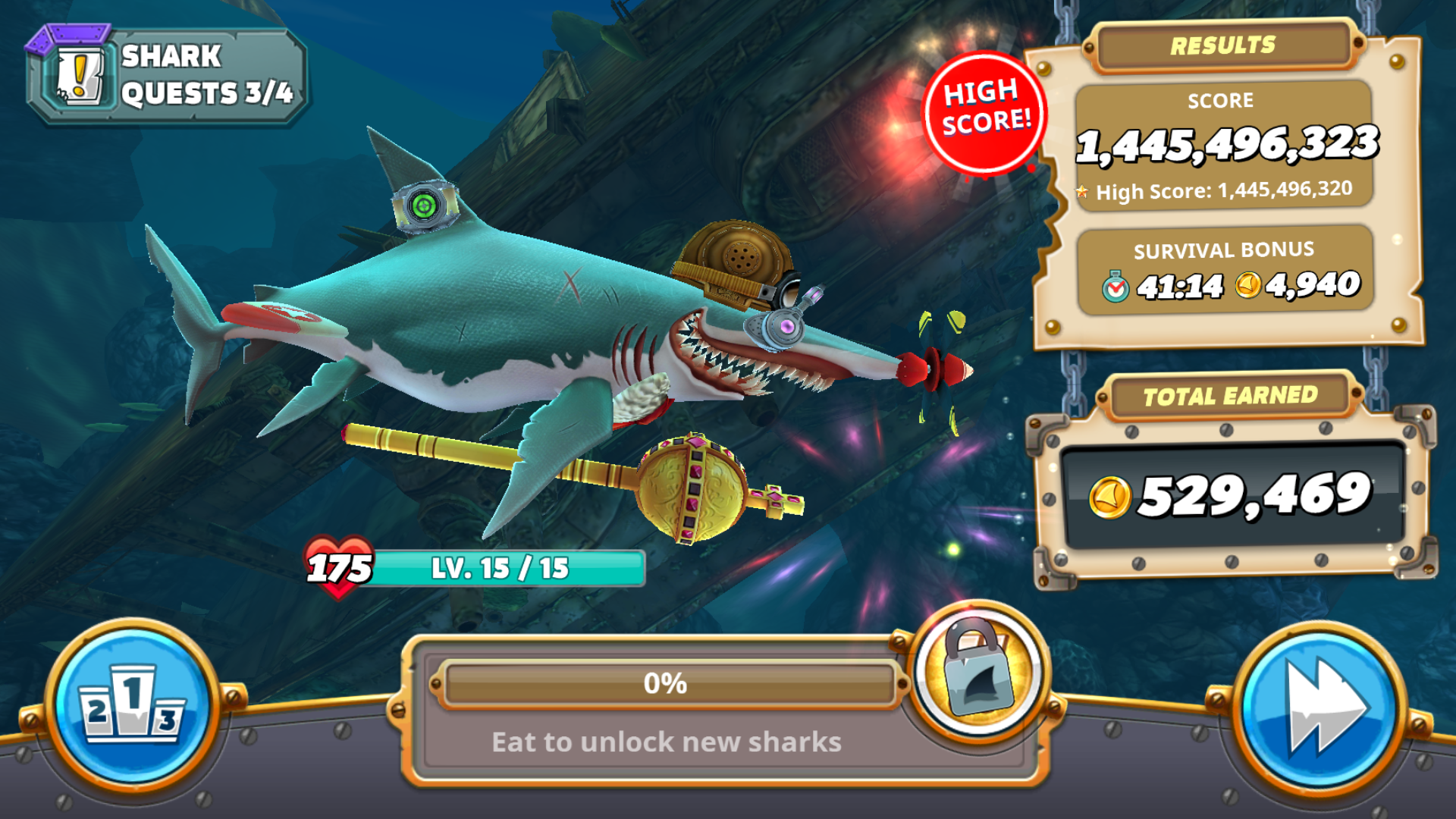 Just got the Meltdown Shark, can't wear clothes on it, is this a legitimate  feature or a bug? : r/HungrySharkWorld