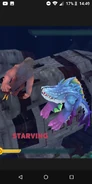 Abyssaurus is dead. Evil Behemoth flexes his muscles as a victory, then vaporizes Abyssaurus into thin air with his abilities. The end.