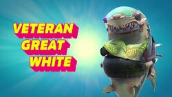 VETERAN GREAT WHITE SHARK - VIP SHARK PASS EXCLUSIVE SQUADMATES - NEW  HUNGRY SHARK WORLD UPDATES 