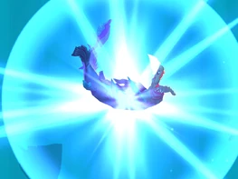 Luminite using his Heart Beat Ability