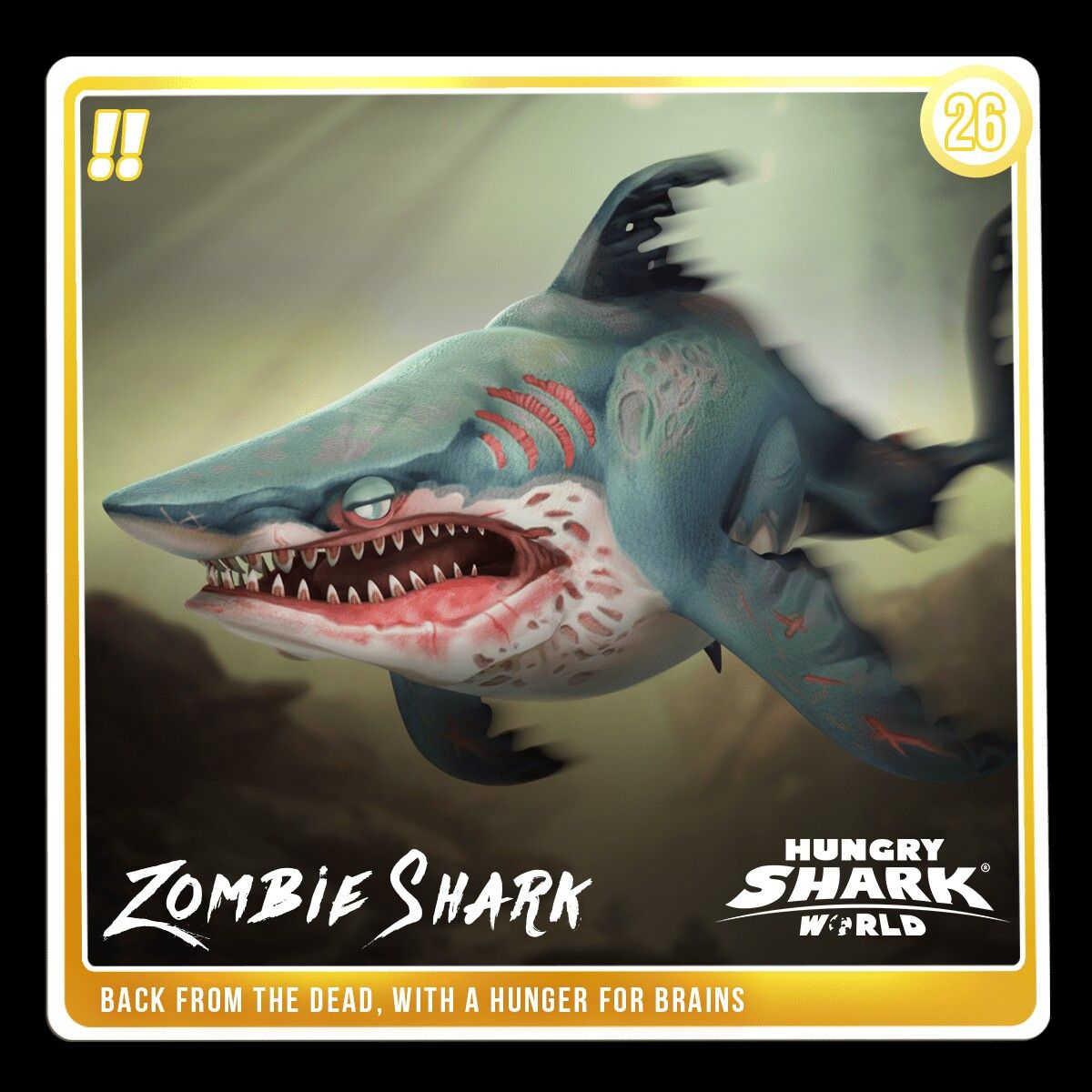 Zombie Shark Hungry Shark Wiki Fandom