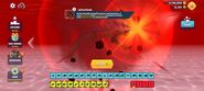 Stone Burst demonstrated in the main menu screen