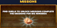 Missions are optional objectives that can be completed for entertainment and rewards. Mission shells were removed from the game when Abysshark was added, thus made mission unlockable already.