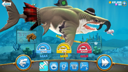 An accessorized Megalodon with max stats.