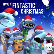 Alan in an image celebrating Christmas.