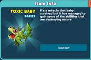 Toxic baby's infocard.