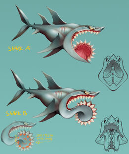 jurassic park 4 concept art shark