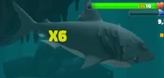 Enemy Megalodon in underwater cave.
