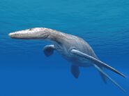 Reconstruction of an actual pliosaur.