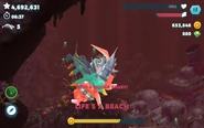 Enemy Luminite attacking a Big Daddy