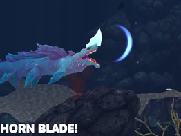 Luminite using his Horn Blade Ability