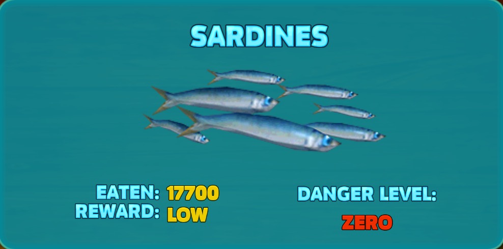 Sardines | Hungry Shark Wiki | Fandom