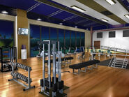 Fitness Club at Night