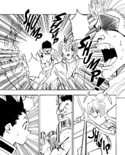 Chap 8 - Several examinees being attacked by Hisoka