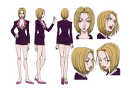 Pakunoda's 2011 anime adaptation design