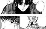 Chrollo's first appearance in Black Whale