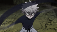 Killua attacks Mosquito