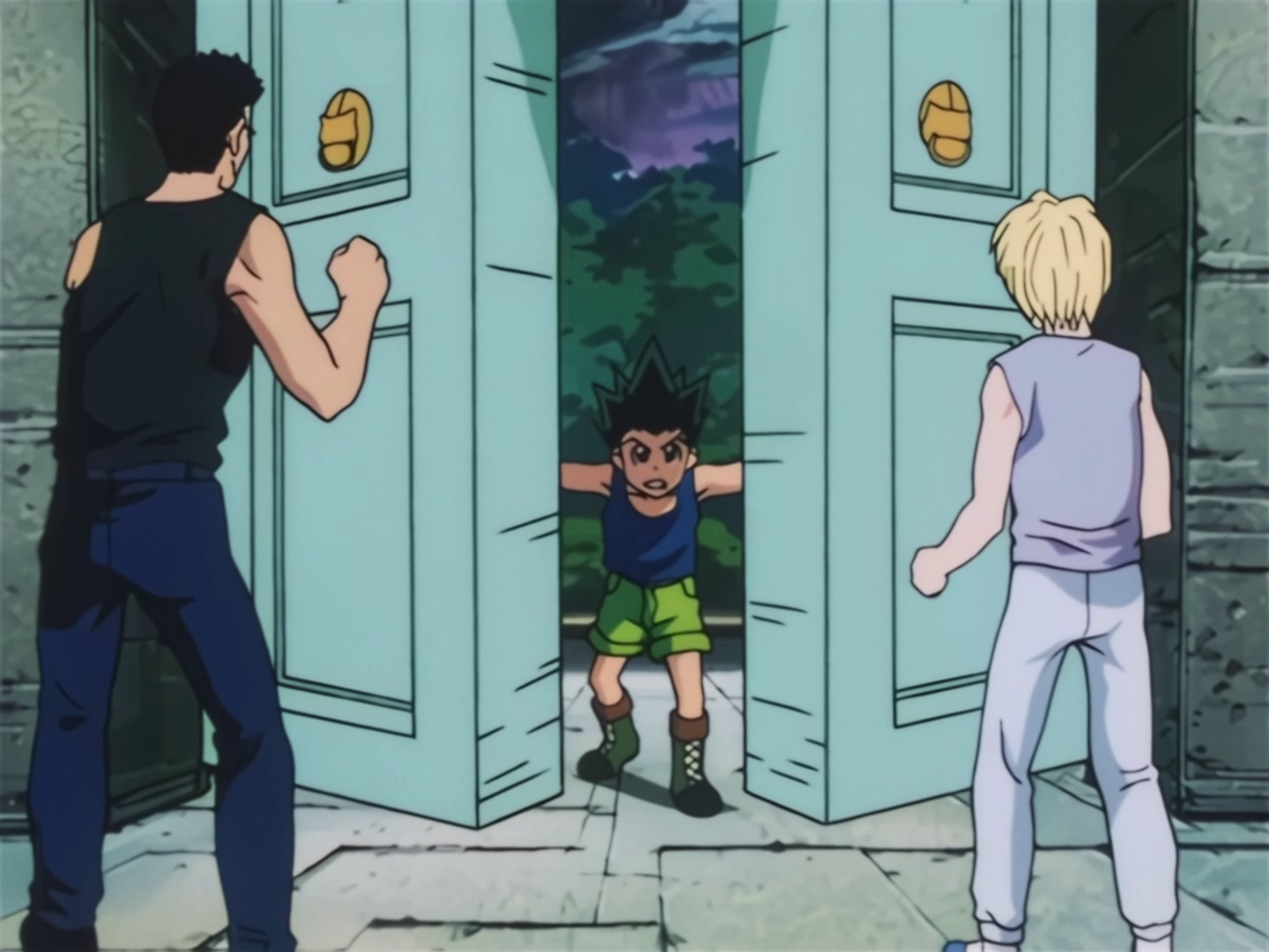 Hunter x Hunter (1999): Episode 1 Scene FANDUB - Gon in Trouble! Kite's  Daring Rescue! 