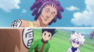 Gon and Killua encounter Latarza