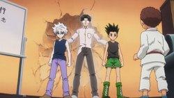 Wing awakening Gon and Killuas Nen EP29