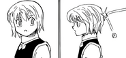 Thrown rock hits Kurapika