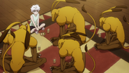 Killua with the four Kiriko