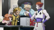 Hisoka taking part in the election