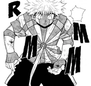 Chap 239 - Killua affected by the Ortho siblings' ability