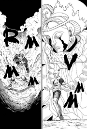 Chap 290 - Meruem recovering from Netero's initial strike