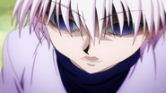 Killua manipulated by Illumi