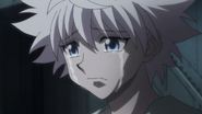 Killua cries