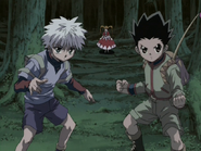 Killua Biskuit Gon HXH 99 EP77