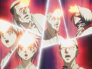 Genei Ryodan being shot by Pakunoda HXH 99 EP70