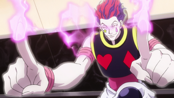Hisoka Morow Hunterpedia Fandom 05.08.2011 · hisoka said it a lot in the anime to explain his nen abilities. hisoka morow hunterpedia fandom