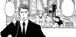 Chap 373 - Vergei contacting Kurapika