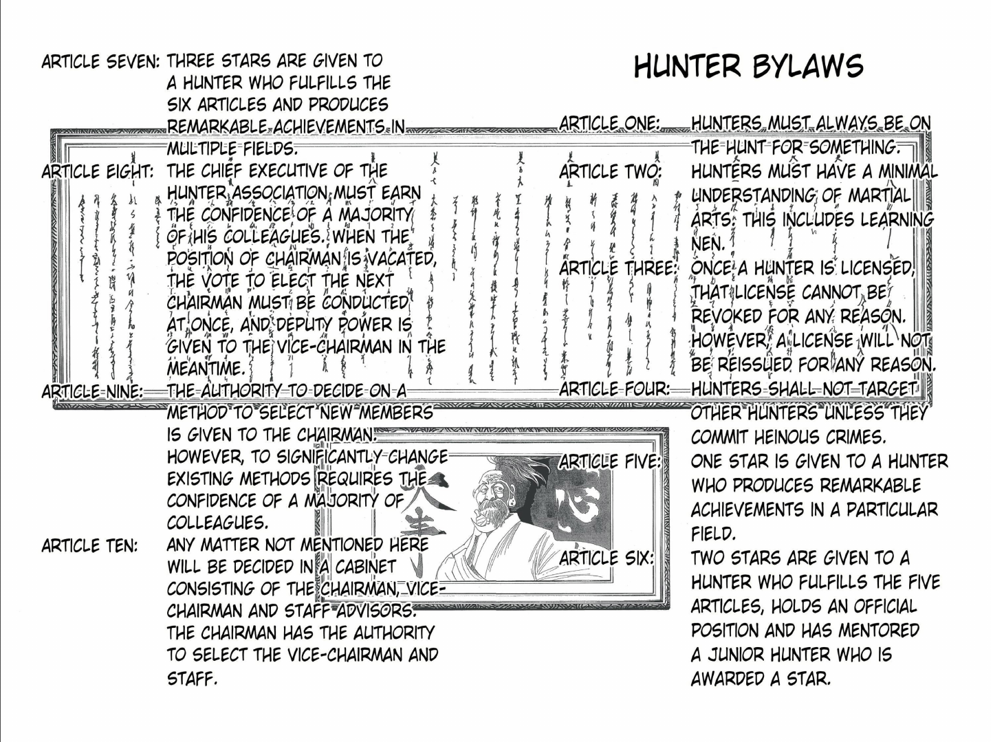 What Ruleset would you use to do Hunter X Hunter Anime?