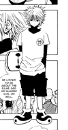 Desain Killua Manga