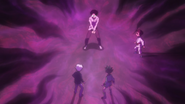 Wing show Gon and Killua his Hatsu