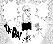 The examiner announces Killua as the sole passer of the 288th Hunter Exam