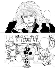Killua talking with his father