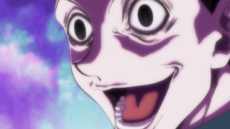 Illumi laughing