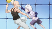 Killua contra Netero