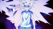 Killua in Godspeed mode