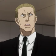 Close-up of Bean's face