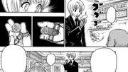 Chap 404 - Kurapika receiving a coin