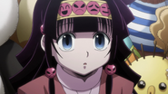 A close up of Alluka