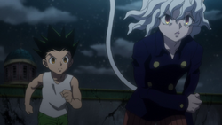 127 - Gon and Pitou leaving the palace