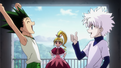 Hunter x Hunter (1999): Episode 1 Scene FANDUB - Gon in Trouble! Kite's  Daring Rescue! 