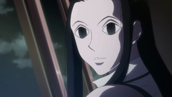 139 - Illumi speaking cheerfully